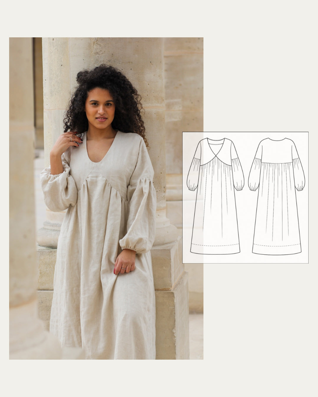 Patron robe ISIS - Robe paysanne