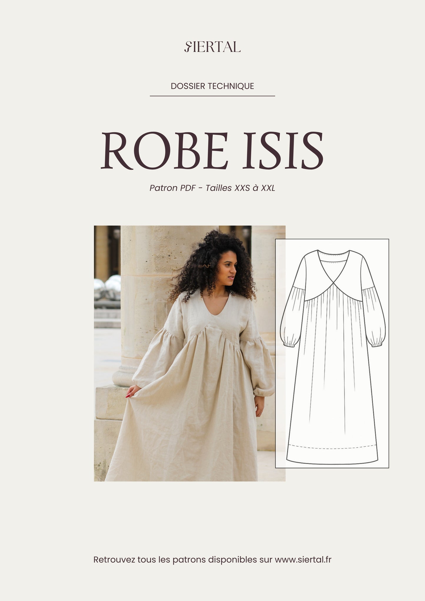 Patron robe ISIS - Robe paysanne