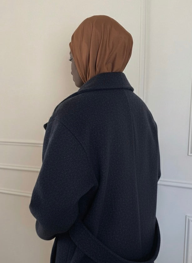 NINA - Manteau long en laine pure