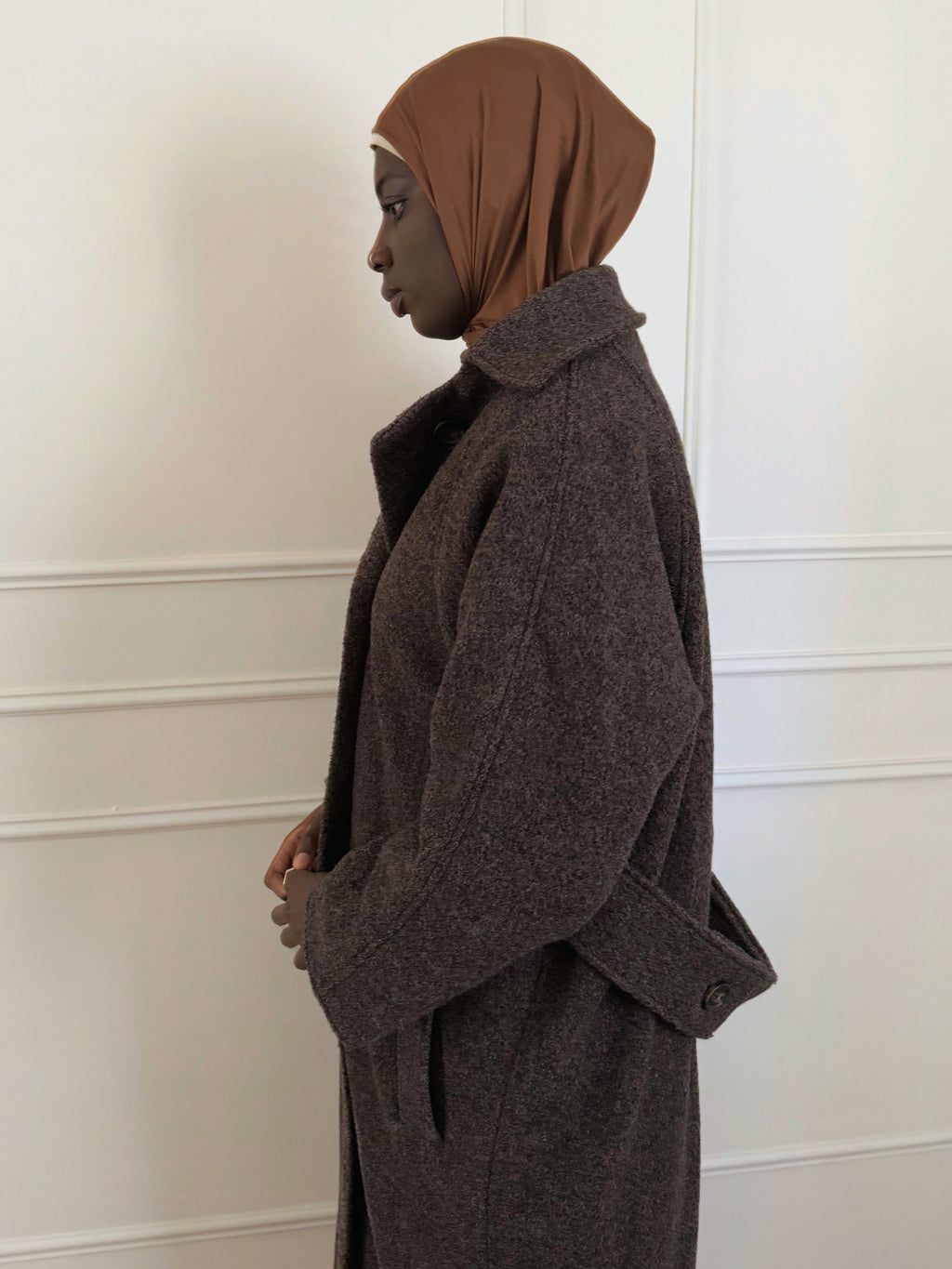 NINA - Manteau long en laine pure