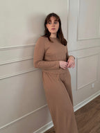 Nudea - Top à manches longues pointelle