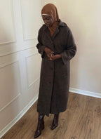 NINA - Manteau long en laine pure