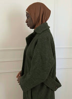 NINA - Manteau long en laine pure