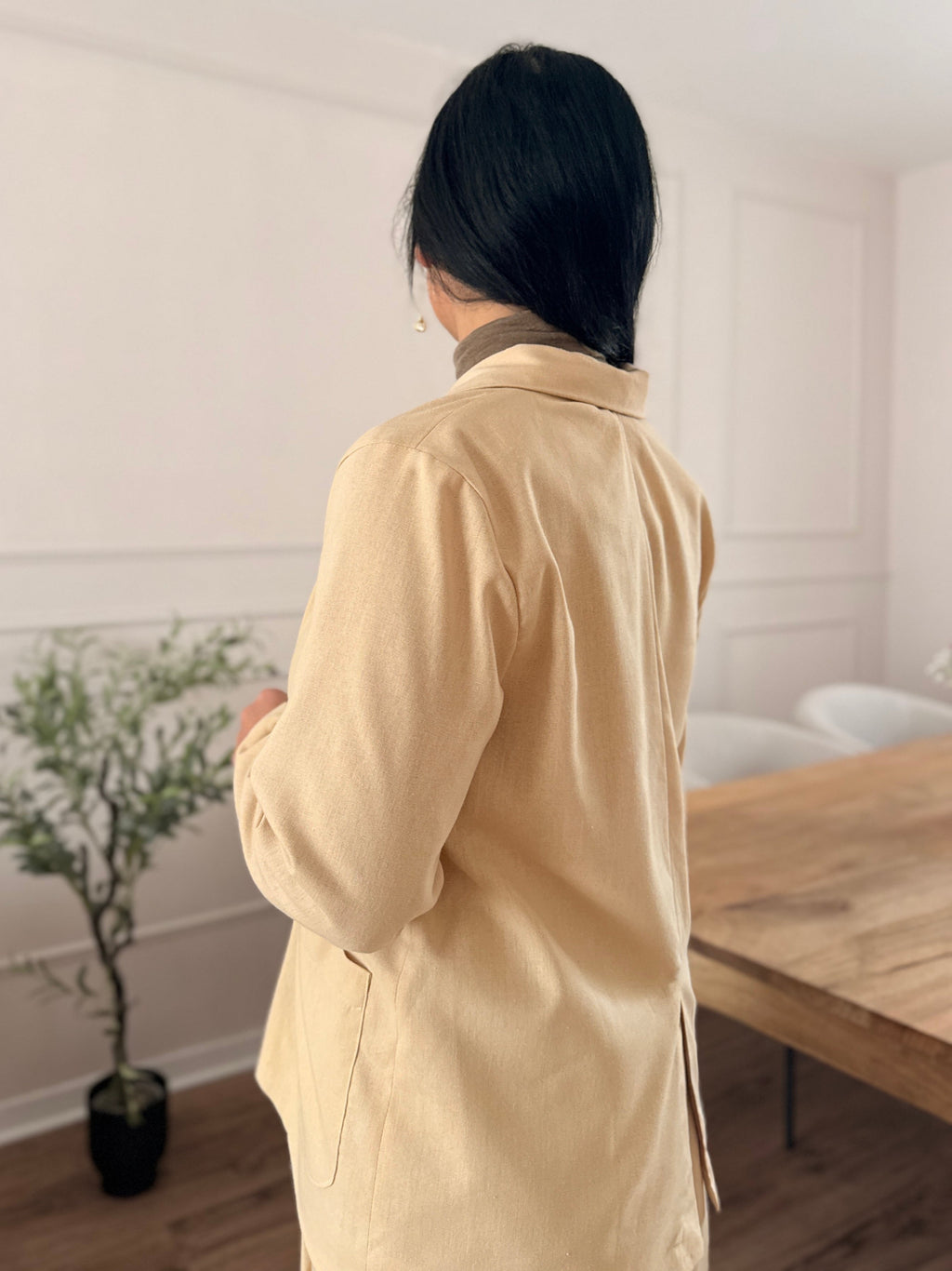 Ada - Ensemble Veste et Jupe Mi-Longue