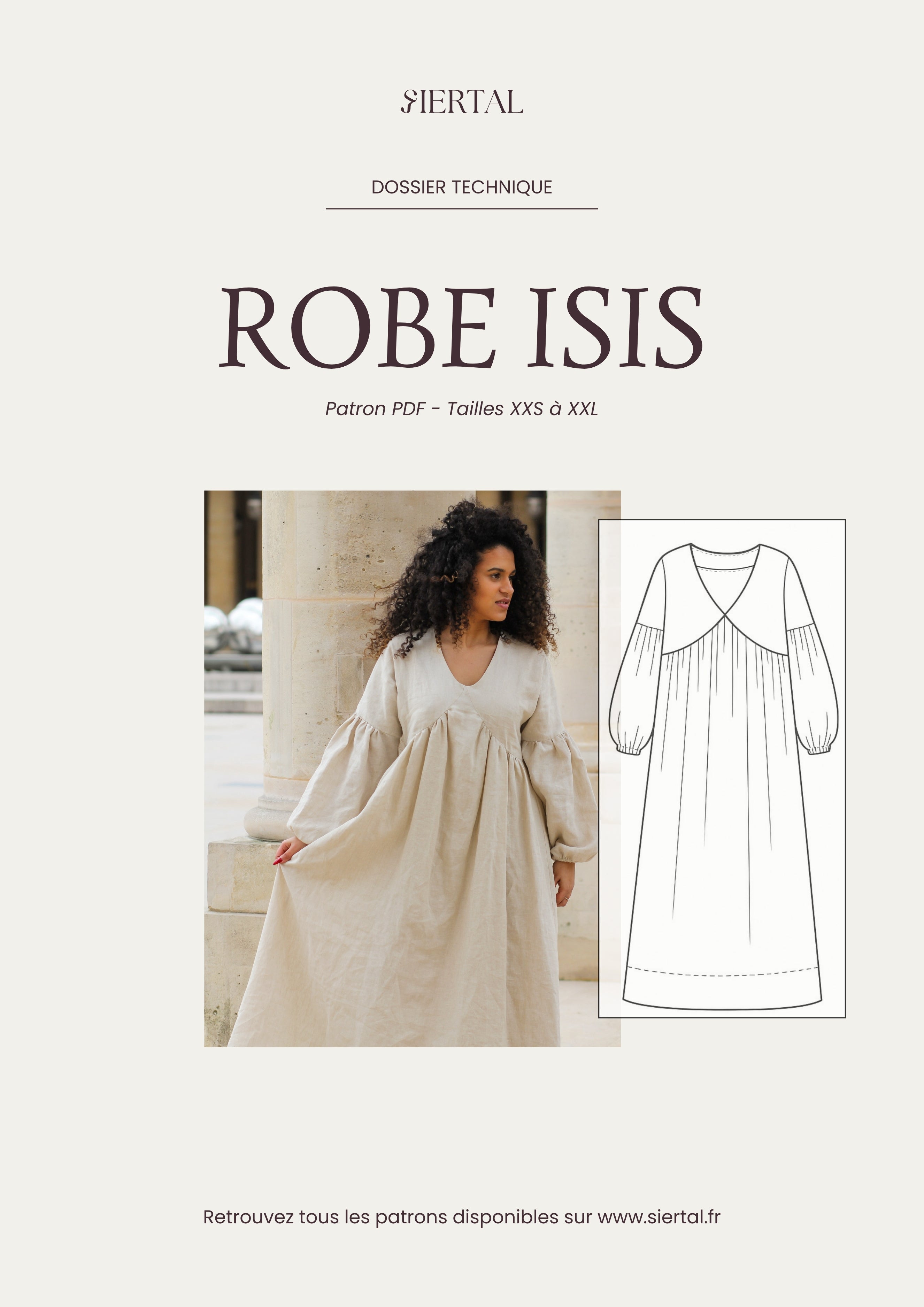 Patron robe ISIS - Robe paysanne