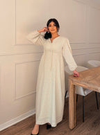 LIVIA - Robe à détails brodés